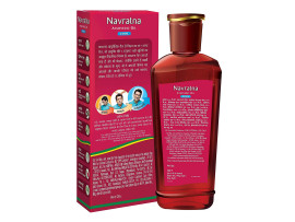 Navratna Ayurvedic cool hair oil with 9 herbal ingredients, 100ml